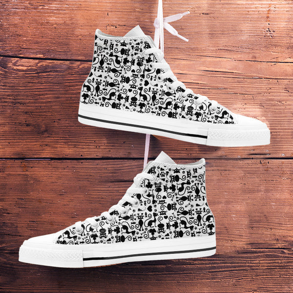 Cats White High Tops