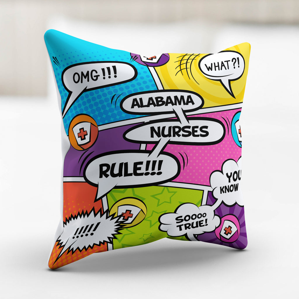 AL Comic Nurse Pillowcase