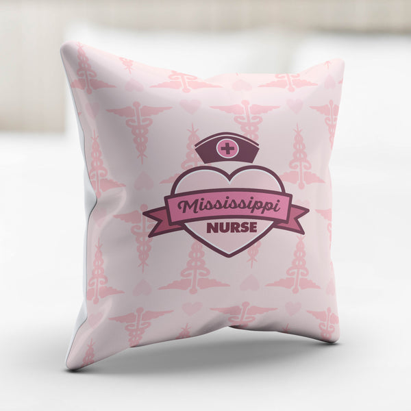 MS Nurse Pink Pillowcase