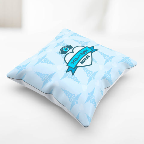 MS Nurse Blue Pillowcase