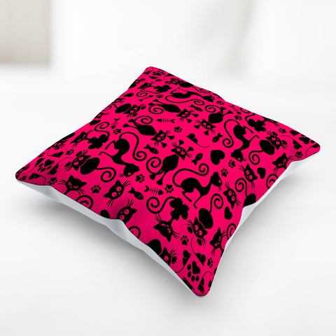 Cats Pink Pillowcase