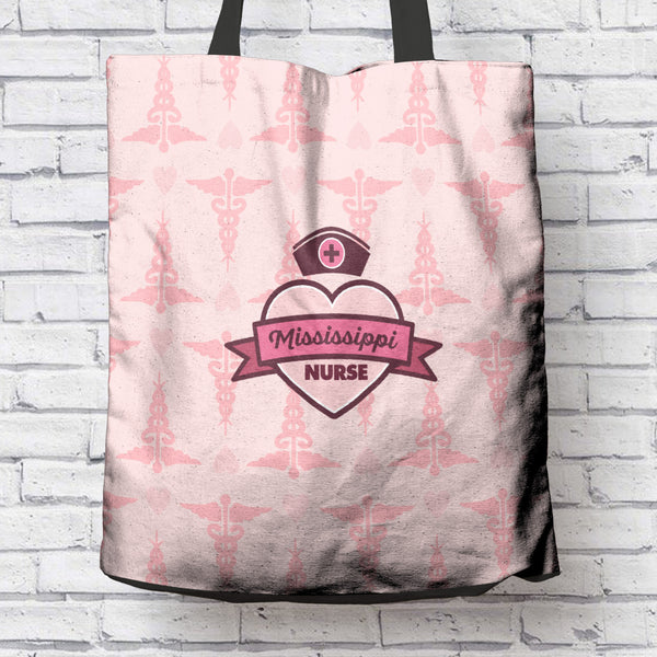 MS Nurse Pink Tote Bag