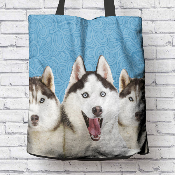 Huskies Tote Bag