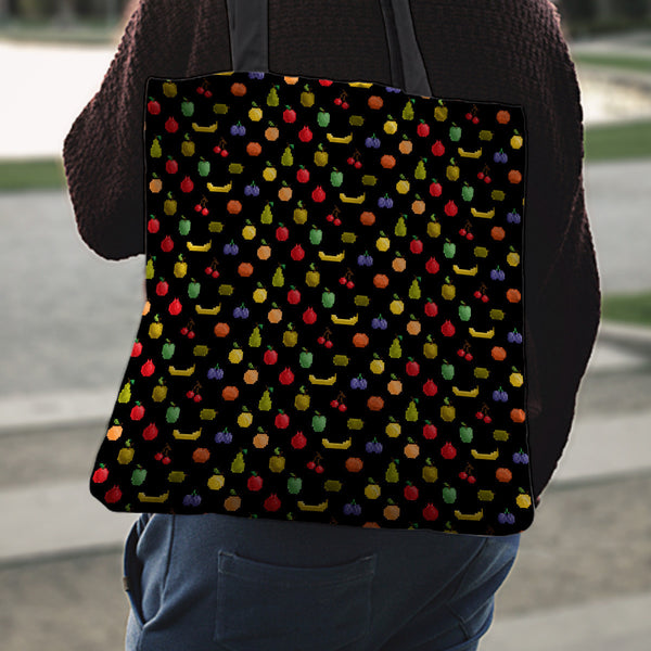 Bitmap Fruit Tote Bag